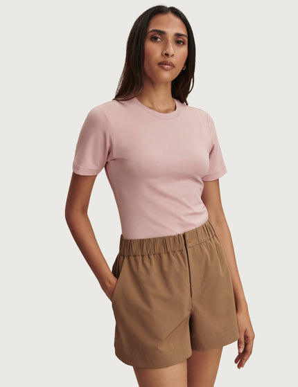 Varley Regina Fitted Tee - Zephyr Mauveimages1- The Sports Edit