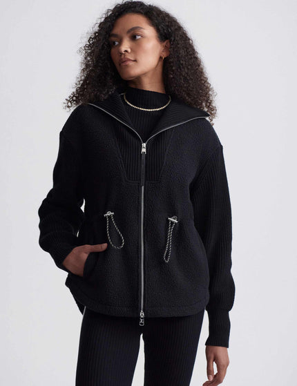 Varley Renea Fleece Jacket - Blackimage2- The Sports Edit