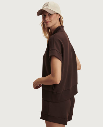 Ritchie Short Sleeve Sweat - Coffee Bean