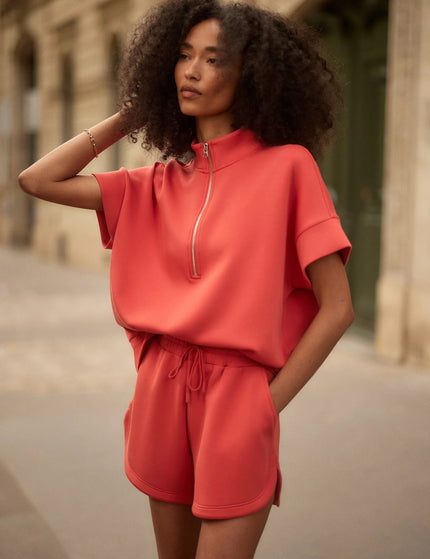 Varley Ritchie Short Sleeve Sweat - Summer Figimages3- The Sports Edit