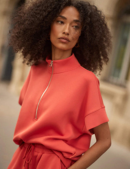 Varley Ritchie Short Sleeve Sweat - Summer Figimages1- The Sports Edit