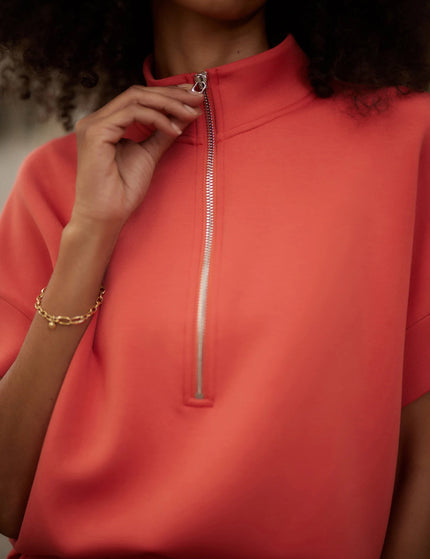 Varley Ritchie Short Sleeve Sweat - Summer Figimages4- The Sports Edit