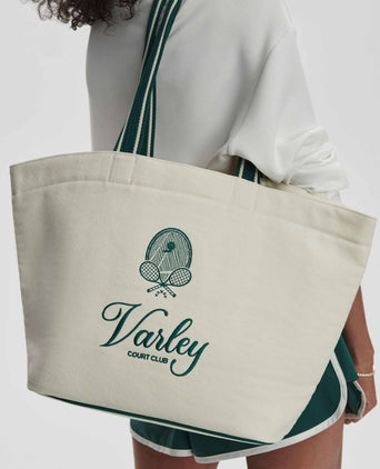 Robinson Canvas Club Tote Bag - Ivory/Forest