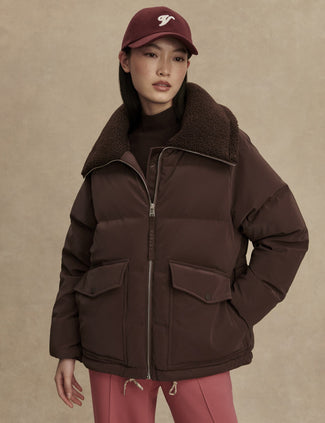 Roseville Down Jacket - Coffee Bean