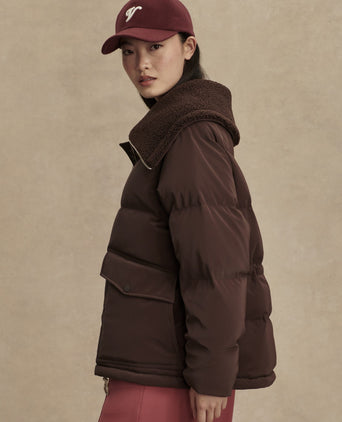 Roseville Down Jacket - Coffee Bean