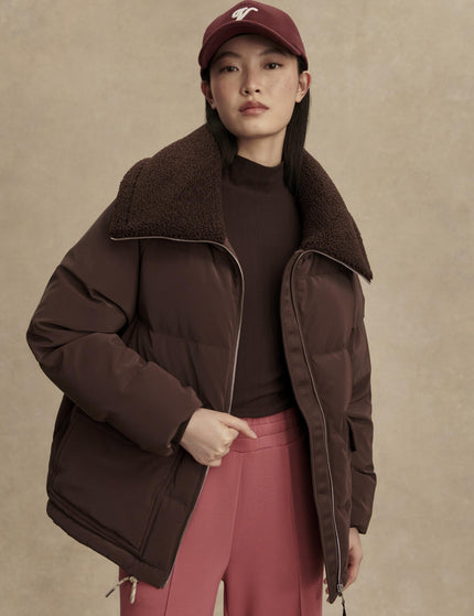 Varley Roseville Down Jacket - Coffee Beanimages3- The Sports Edit