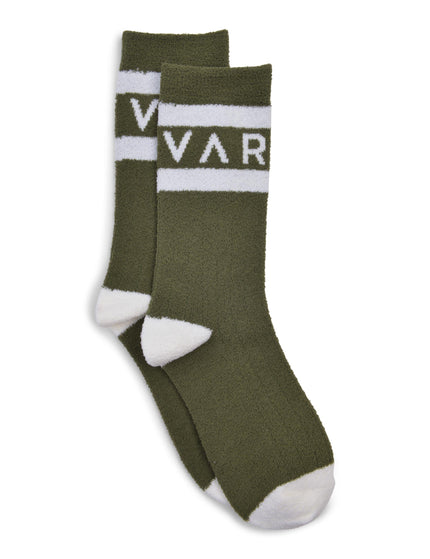 Varley Spencer Sock - Dark Olive/Egretimage1- The Sports Edit