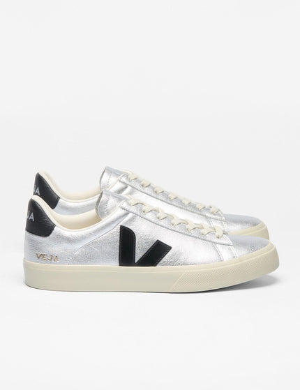 Veja Campo Leather - Silver Blackimages3- The Sports Edit