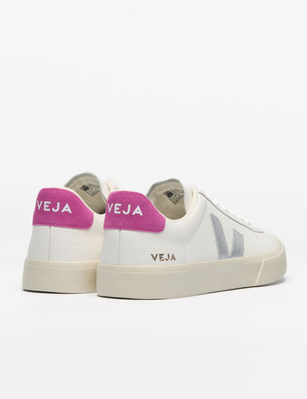 Veja Campo Leather - White Silver Ultravioletimage4- The Sports Edit
