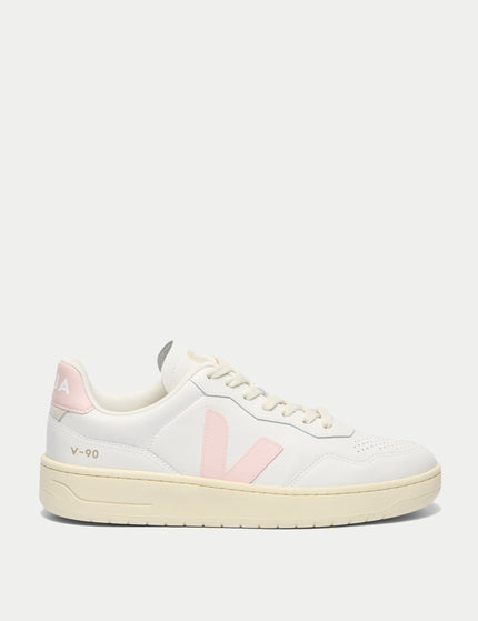 Veja V-90 Leather - White Petaleimage1- The Sports Edit