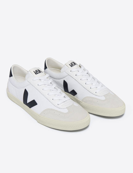 Veja Volley Canvas - White Blackimage2- The Sports Edit