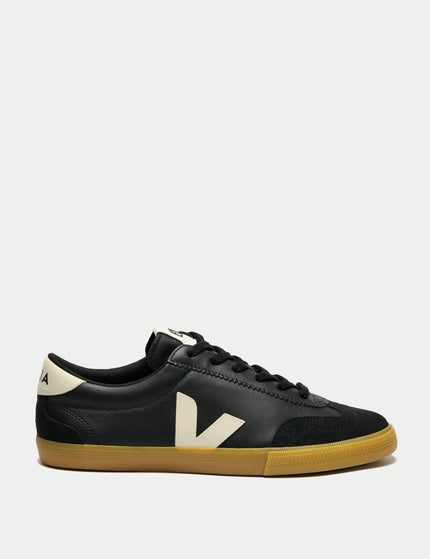 Veja Volley Leather - Black Pierreimage1- The Sports Edit