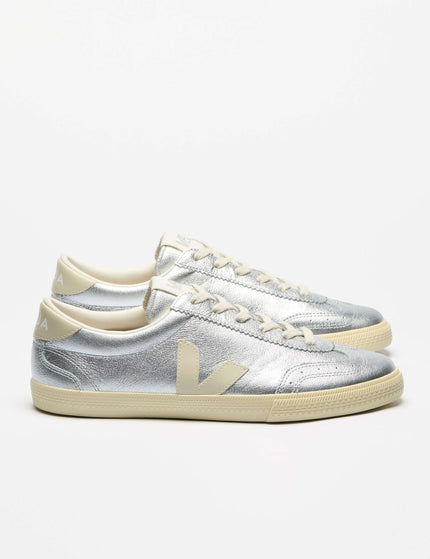 Veja Volley Leather - Silver Pierreimage3- The Sports Edit