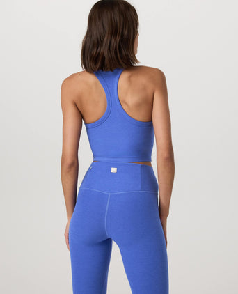 Elevation Racerback Tank - Bright Iris Heather