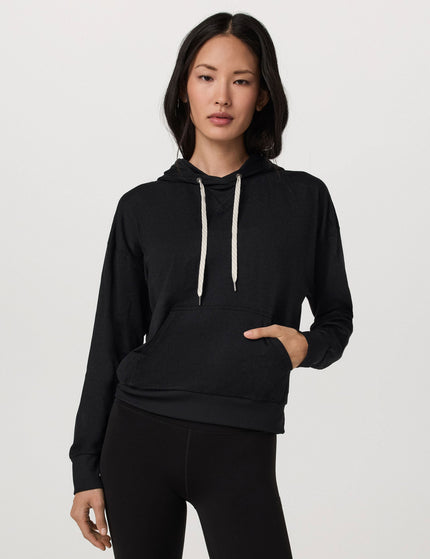 Vuori Halo Modern Pullover Hoodie - Black Heatherimage1- The Sports Edit
