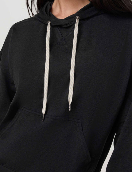 Vuori Halo Modern Pullover Hoodie - Black Heatherimage5- The Sports Edit