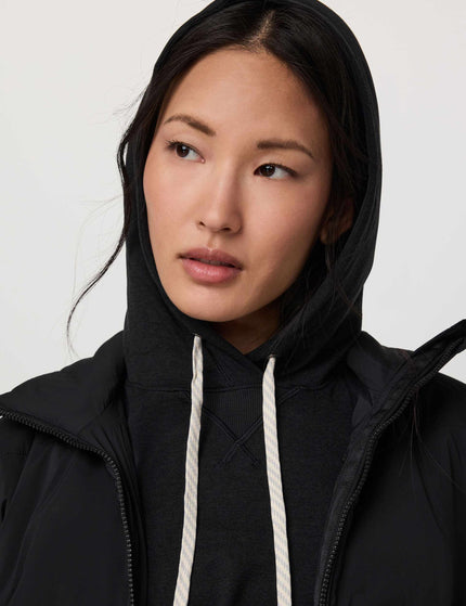 Vuori Halo Modern Pullover Hoodie - Black Heatherimage4- The Sports Edit
