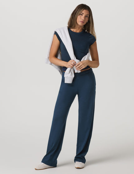 Vuori Halo Modern Straight Leg Pant - Blue Coast Heatherimages5- The Sports Edit