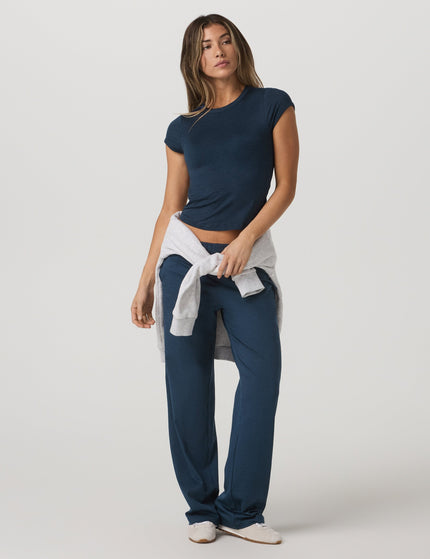 Vuori Halo Modern Straight Leg Pant - Blue Coast Heatherimages4- The Sports Edit