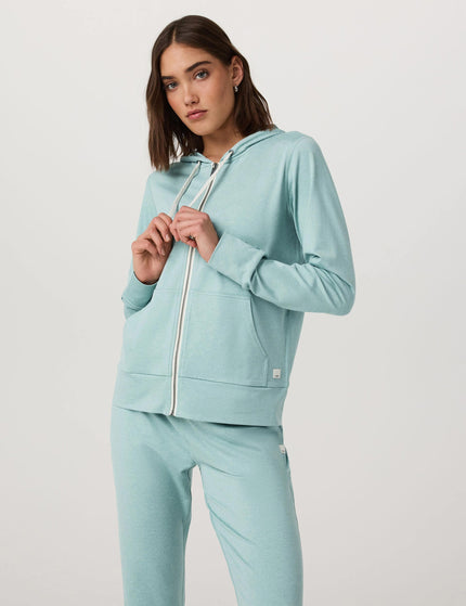Vuori Halo Performance Hoodie 2.0 - Sea Spray Heatherimage3- The Sports Edit