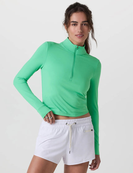 Vuori Studio Half Zip - Light Bergamotimage3- The Sports Edit
