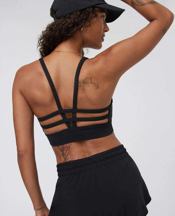 Yosemite Longline Bra - Black