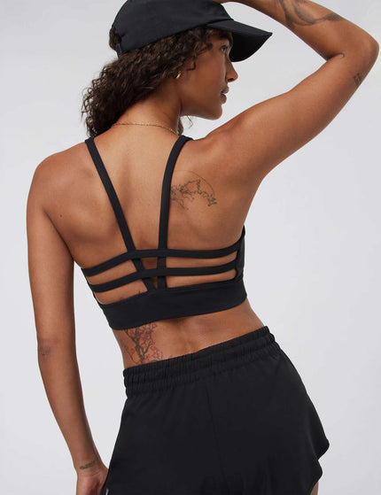 Vuori Yosemite Longline Bra - Blackimage1- The Sports Edit