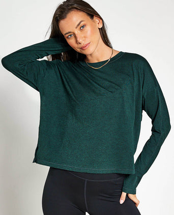 ReSet Long Sleeve Tee - Moss