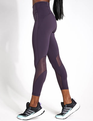 Tailored HIIT Training 7/8 Leggings - Aurora Black