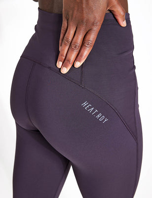 Tailored HIIT Training 7/8 Leggings - Aurora Black