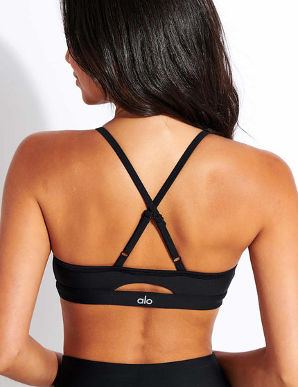 Alo Yoga Airlift Intrigue Bra - Blackimage3- The Sports Edit