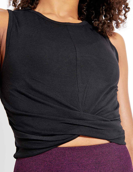 Alo Yoga Cover Tank - Blackimage4- The Sports Edit