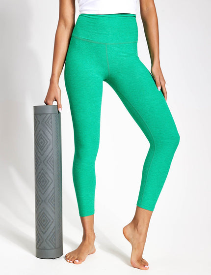 Beyond Yoga Spacedye Caught In The Midi High Waisted Legging - Green Grass Heatherimage1- The Sports Edit