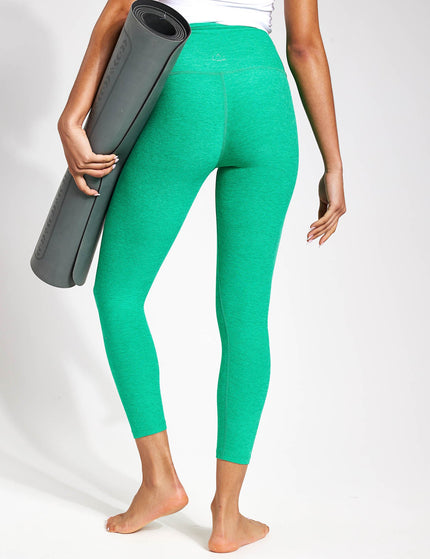 Beyond Yoga Spacedye Caught In The Midi High Waisted Legging - Green Grass Heatherimage2- The Sports Edit