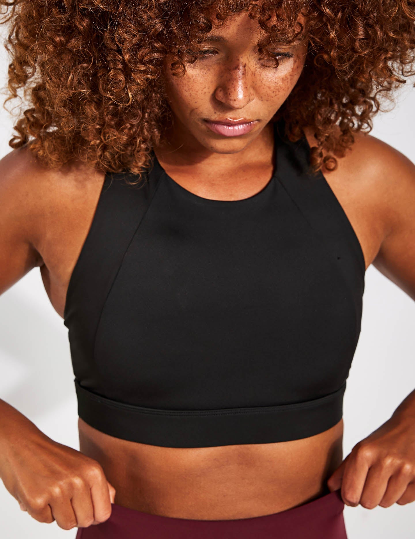 BORN | Indi Bra - Black | The Sports Edit