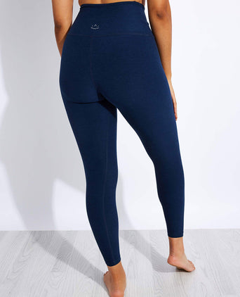 Spacedye At Your Leisure High Waisted Midi Legging - Nocturnal Navy
