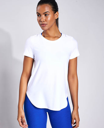 Featherweight On the Down Low Tee - Cloud White