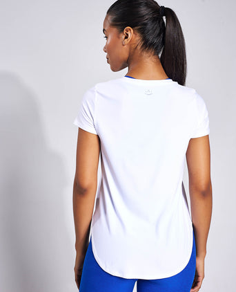 Featherweight On the Down Low Tee - Cloud White