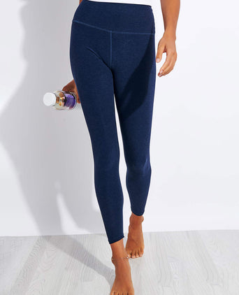 Spacedye Caught In The Midi High Waisted Legging - Nocturnal Navy