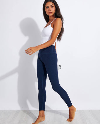 Spacedye Caught In The Midi High Waisted Legging - Nocturnal Navy