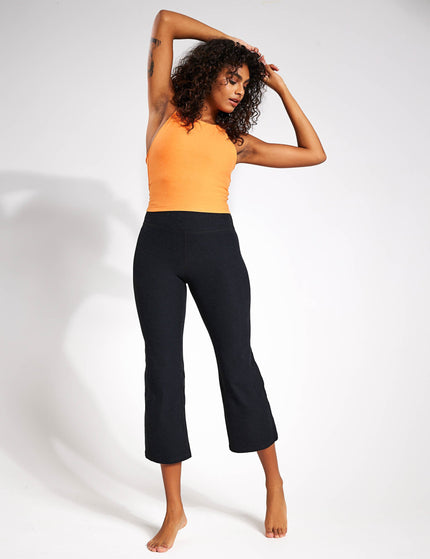 Beyond Yoga Spacedye Refocus Cropped Tank - Mellow Apricot Heatherimage4- The Sports Edit