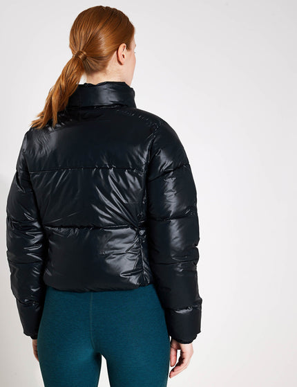 Columbia Puffect Cropped Puffer Jacket - Black Glossimage2- The Sports Edit