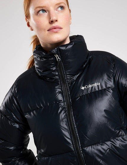 Columbia Puffect Cropped Puffer Jacket - Black Glossimage3- The Sports Edit