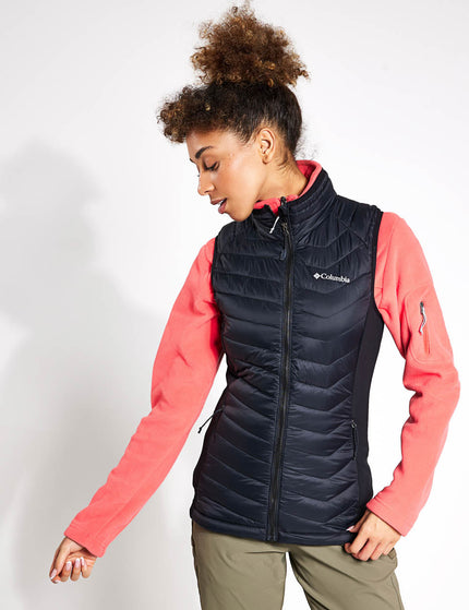 Columbia Powder Pass Vest - Blackimage1- The Sports Edit