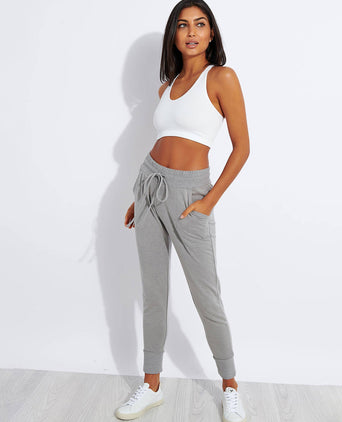 Free Throw Crop - White