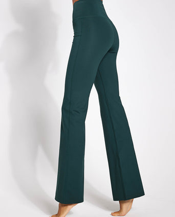 Compressive Flare Legging - Moss