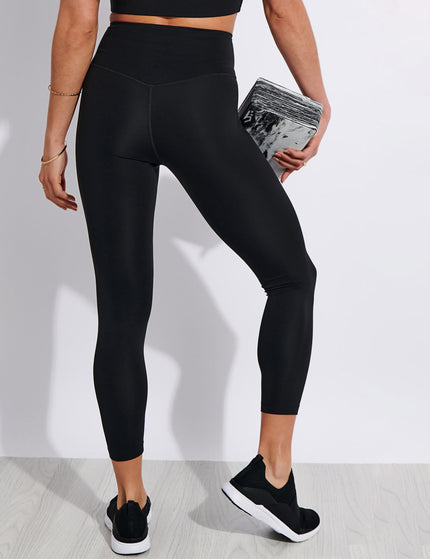 Girlfriend Collective FLOAT High Waisted 7/8 Legging - Blackimage3- The Sports Edit