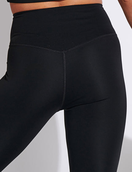 Girlfriend Collective FLOAT High Waisted 7/8 Legging - Blackimage5- The Sports Edit