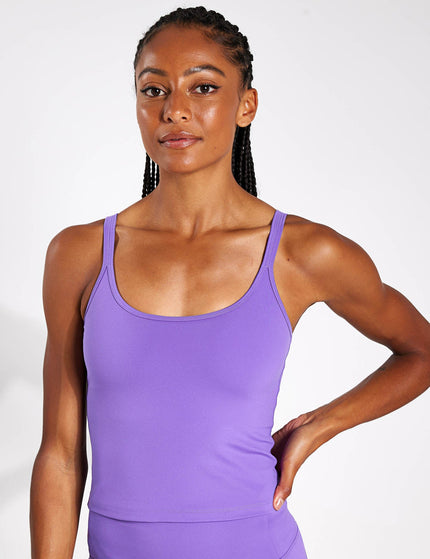 Girlfriend Collective Gemma Scoop Tank - Retro Violetimage1- The Sports Edit