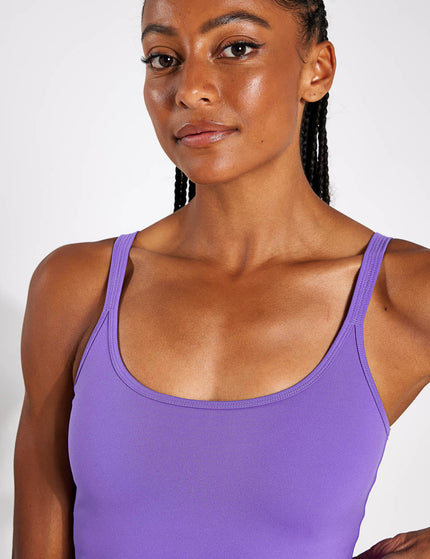 Girlfriend Collective Gemma Scoop Tank - Retro Violetimage3- The Sports Edit